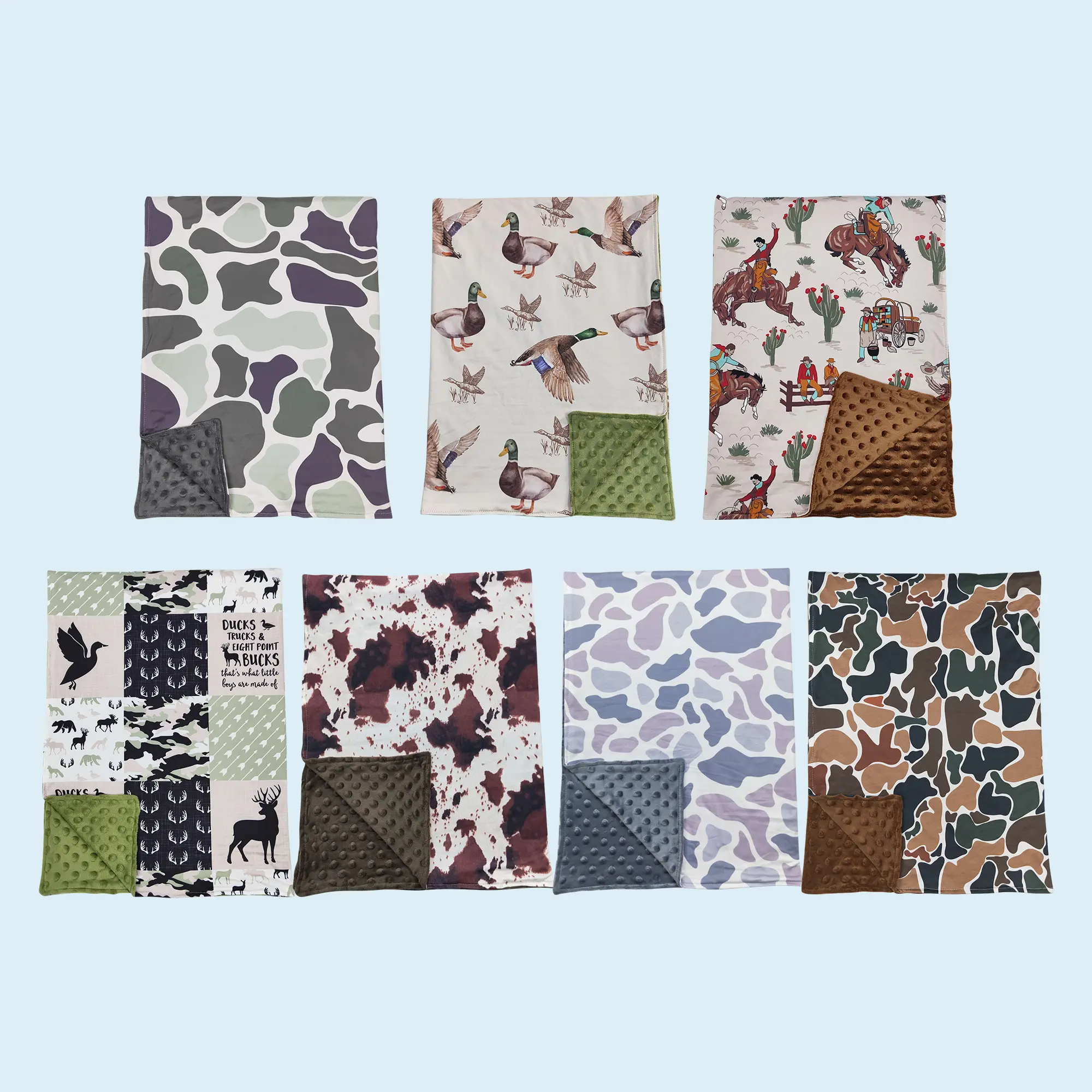 Toddle baby kids camouflage soft blankets Toddle baby kids camouflage soft blankets