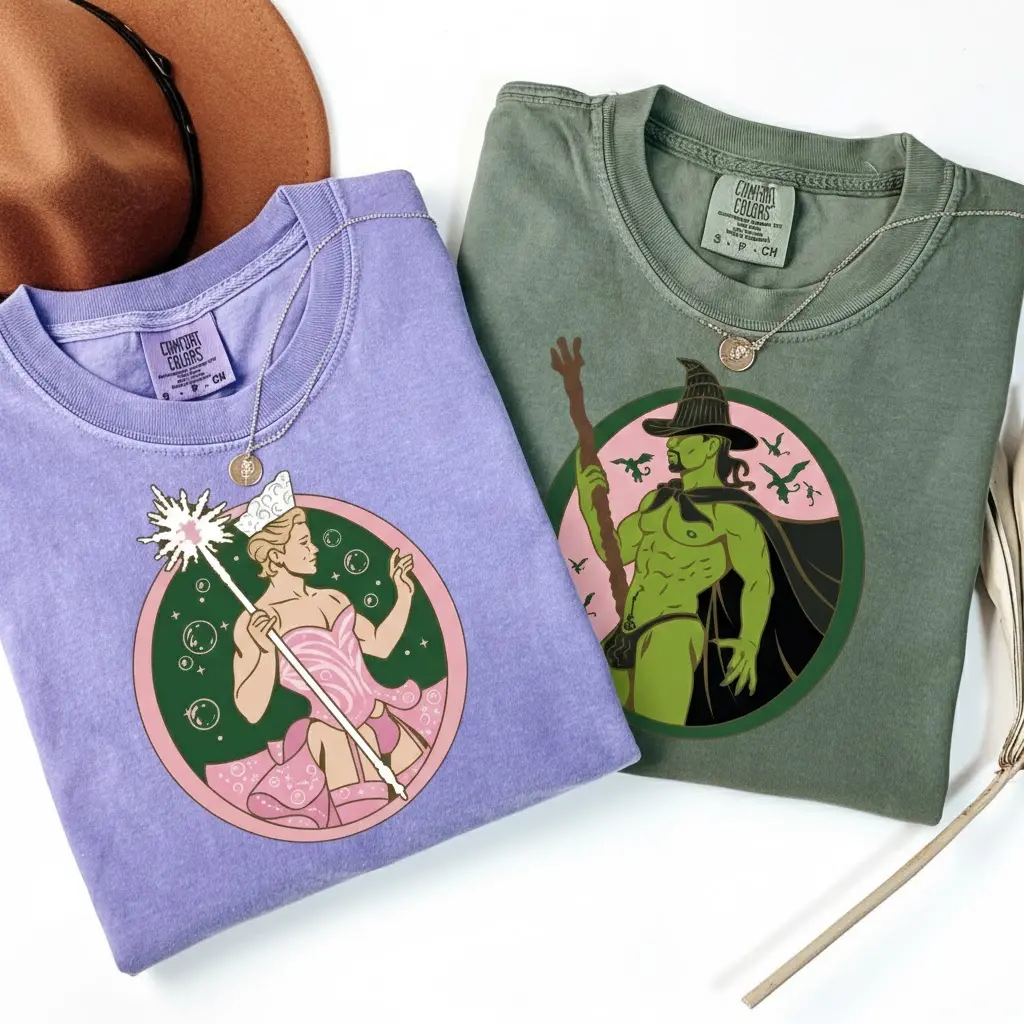 Gay Elphaba Witch Shirt, Wicked Musical Fan Gift, Bold Wizard of Oz Sweatshirt, LGBTQ Pride Witch Crewneck, Magical Green Witch Wicked Shirt, Hoodie