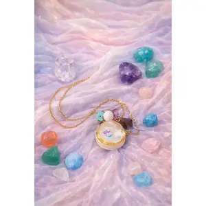 Birthstone necklace and ring set