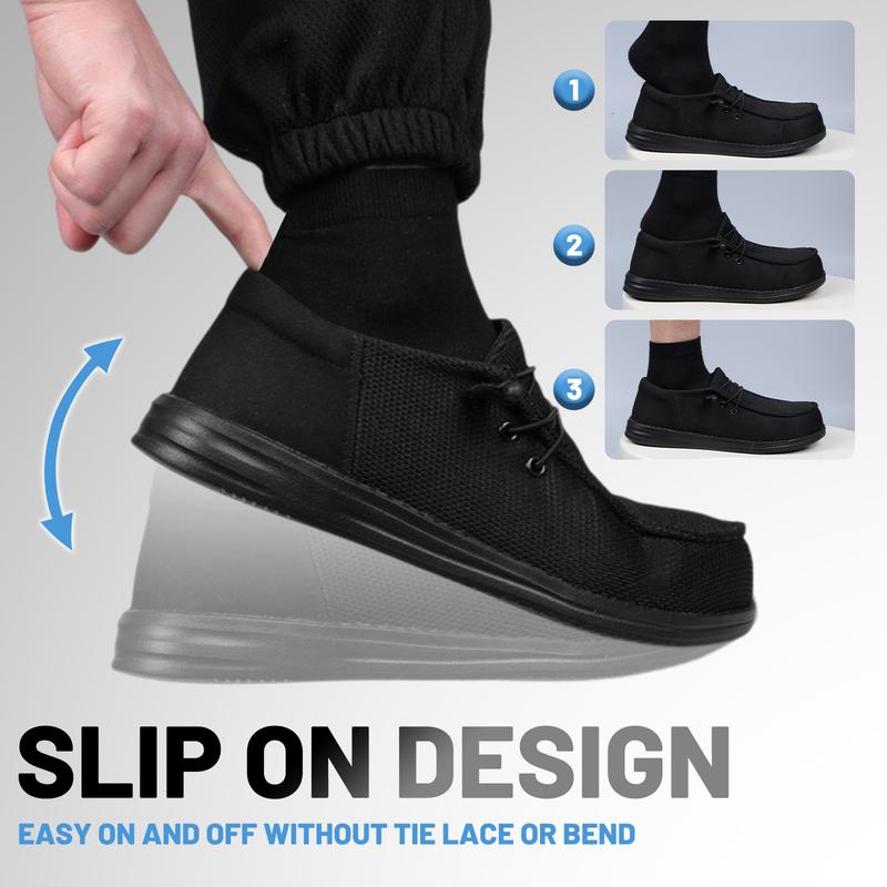 Steel Toe Shoes for Men Women Safety shoes Work Shoes stylish shoe construction work shoe Lightweight and Comfortable Loafers work safety sneaker Slip On Composite Toe Comfortable Non Slip Tennis Dress Sneakers