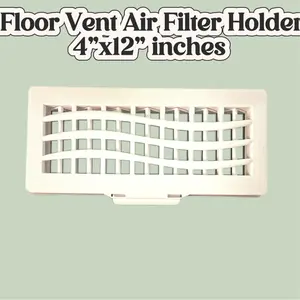 Floor Vent Air Filter Holder, 4"x12" Inches for keeping indoor air cleaner