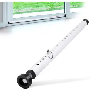 Sliding Door Security Bar 17-50 inch Adjustable Window Security Bar with Rubber Tips Heavy Duty Sliding Door Lock Safety Bars for Home Apartment Patio Interior