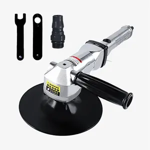 7-Inch Pneumatic Sander Heavy Duty Wet Air Sander/Polisher,Lightweight at 5. lbs,Adjustable Speed Up to 2500rpm Pneumatic Polisher Hand Sanding Tool
