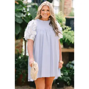 Between Me And You Dress, Light Blue