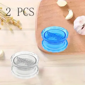 2 piece of Manual Garlic Twister & Masher, Multi-Functional Mincer & Grinder for Garlic,  minces garlic, ginger, meat, veggies—great Mother's Day gift.