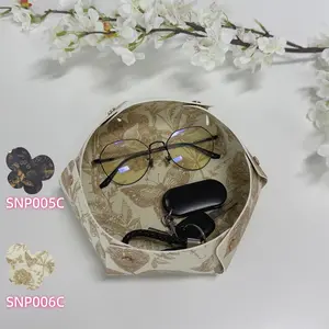 Circular Leather Desktop Organizer, Fashionable Home Storage Tray, Key and Jewelry Sorter, Ideal for Living Room and Entryway