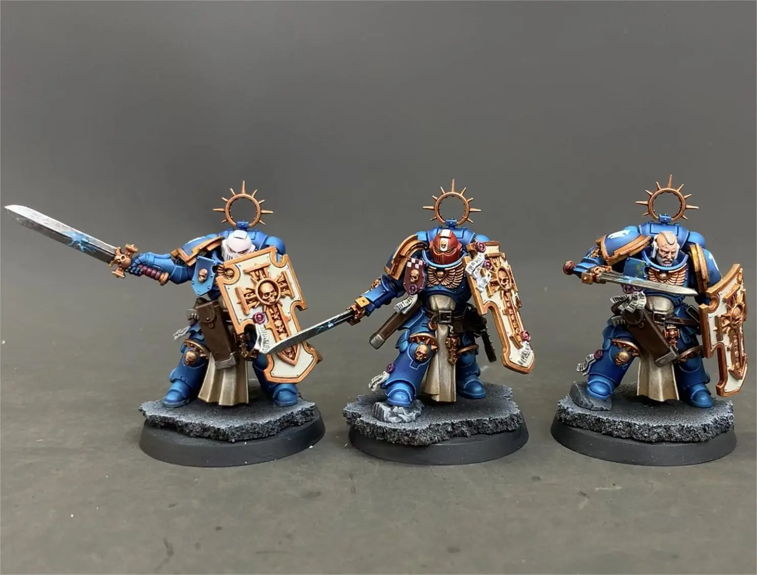 Ultramarines Bladeguard Veterans Warhammer 40k Pro Painted Space Marines Miniatures Commission