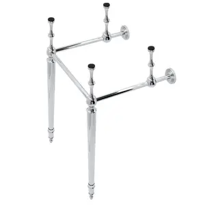 16" x 15" Edwardian Brass Console Sink Legs