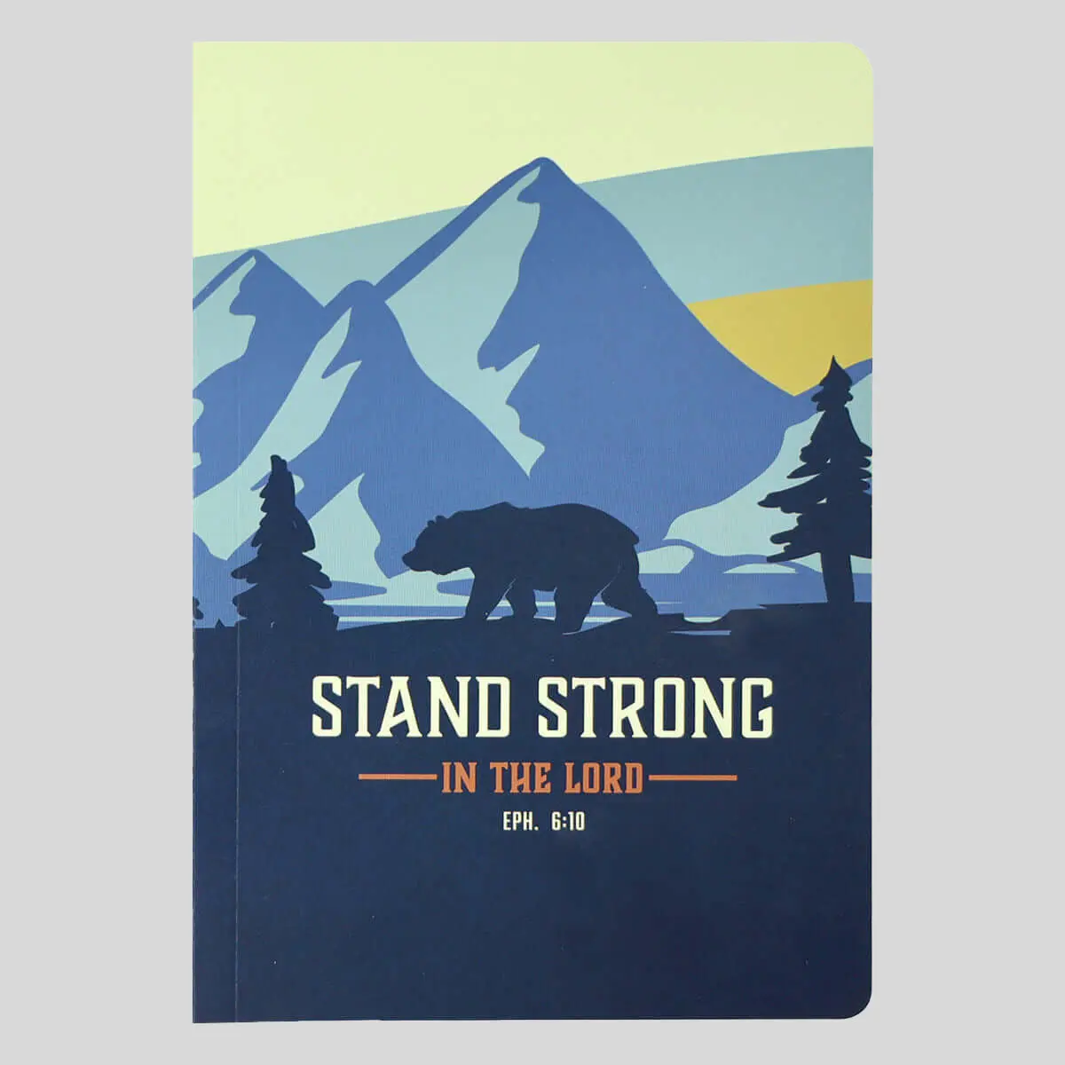 Kerusso Men's Paperback Journal - Stand Strong, Journaling Supplies, 160 Lined Pages, Ideal for Bible Study Notes, Gifting to Colleagues & Friends