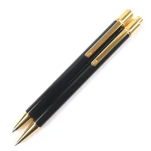 Pre-owned Cartier Stainless Small Leather Goods Must de Twist style 2way Writing Instrument Set
