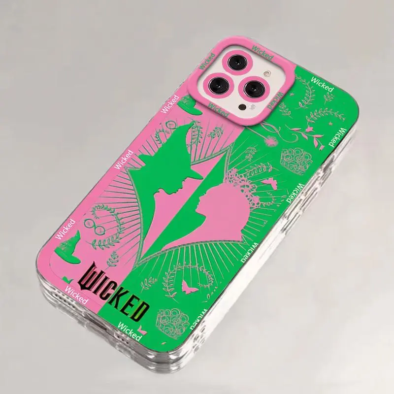 W-Wicked Part One Movie G-Glinda Soft Clear Back Cover Case for iPhone  17,16,15,14,13,12,11,Pro,Max,Plus Phone Cover Shockproof Protective Coque  Aesthetic Design Fashionable Casing - TikTok Shop