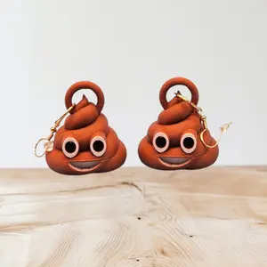 Cute Poop Emoji Earrings – Fun, Quirky, and Full of Personality!