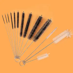 2 in 1 Bottle Brush & Straw Cleaning Brush Set For Drink Straws