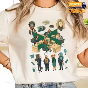 Severance Office Shirt, Severance Lumon Macrodata Refinement Shirt, Severance Fan Gift, Macrodata Refienement Tee