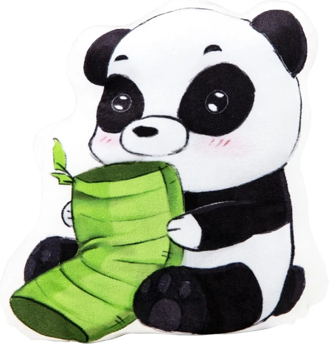 PILLOWABLE – 12” Panda Pillow, Cute Animal Shape, Mini Hug Pillow for Kids, Fun & Decorative Toddler Throw Pillow