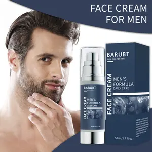 BARUBT Men's Moisturizing Cream 50ml Hydrating Facial Skincare Product Nourishing Autumn Winter Face Cream Bare Face