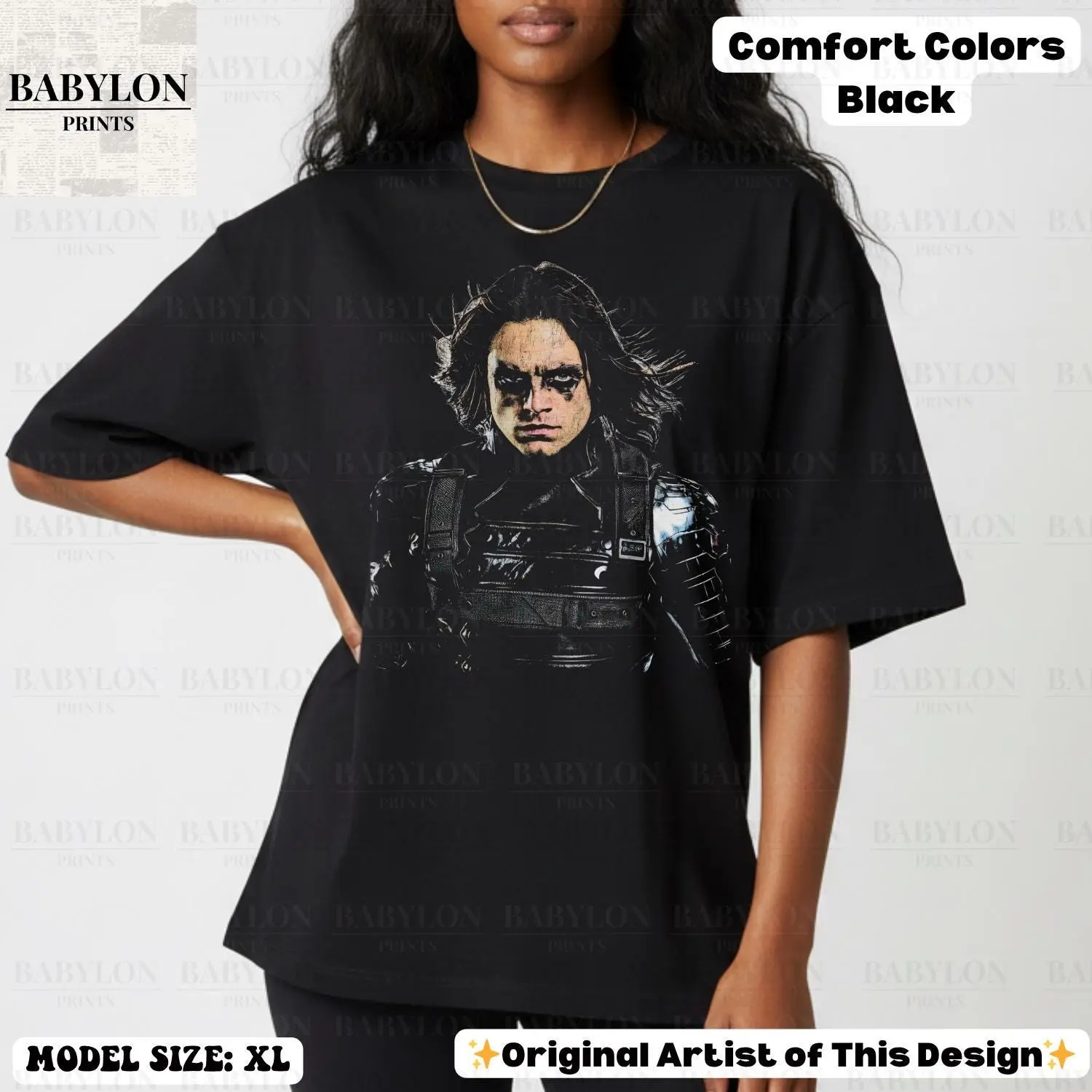 Comfort Colors Vintage Bucky Barnes T Shirt, Sebastian Stan Vintage Shirt, Soldier in Winter Retro 90s Tshirt, Bucky Bootleg Tee