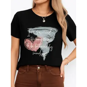 Ive Survived Too Many Storms T Shirt Black Casual Wear Personalized Unisex Women Top Summer Comfortable Breathable Short Sleeve Tee Suitable For All Outfits Made In Usa