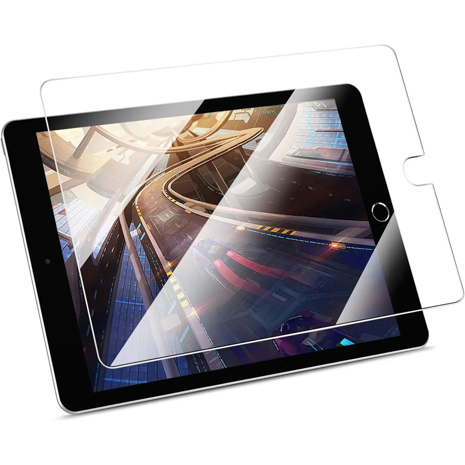 Tempered Glass Screen Protector for iPad 9th / 8th / 7th Generation (2021/2020 / 2019) 10.2 Inch & iPad Air 3 10.5" (2019) / Pro 10.5" (2017) - Anti Scratch Premium HD Clear 9H Hardness