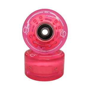 Galaxy Skates Light-Up Wheel 8 pk - Venus Rose