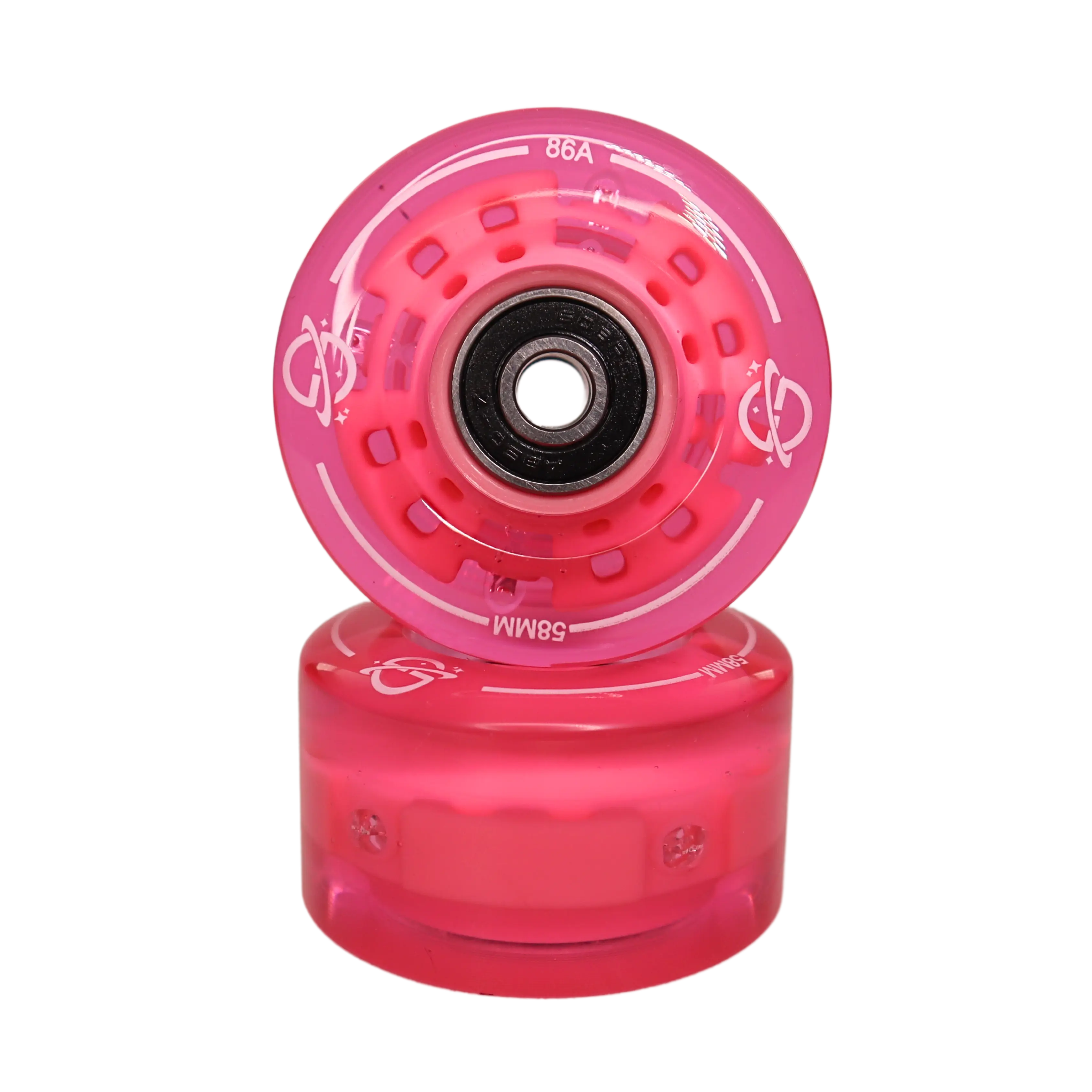 Galaxy Skates Light-Up Wheel 8 pk - Venus Rose Galaxy Skates Light-Up Wheel 8 pk - Venus Rose