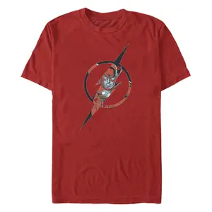 Men's Justice League Flash Hidden Logo T-Shirt