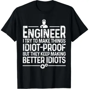 Funny Engineer Gift For Men Women Cool Engineering Mechanic T-Shirt