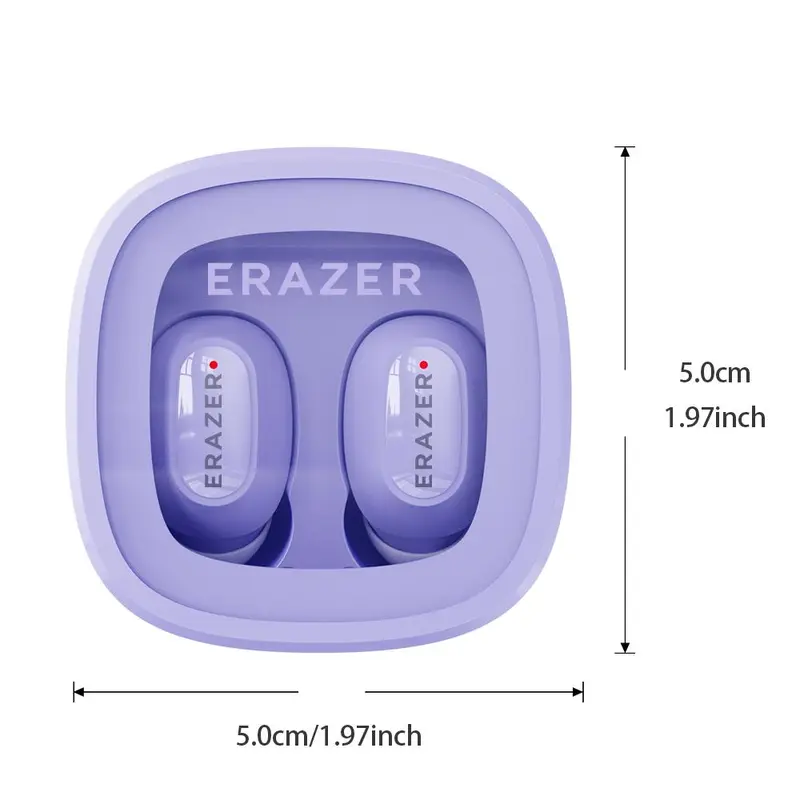 ERAZER XT62PRO Wireless Earbuds with Mic, Fall Mini Headphones, In-ear Earphone, IPX5 Waterproof Earphone 7
