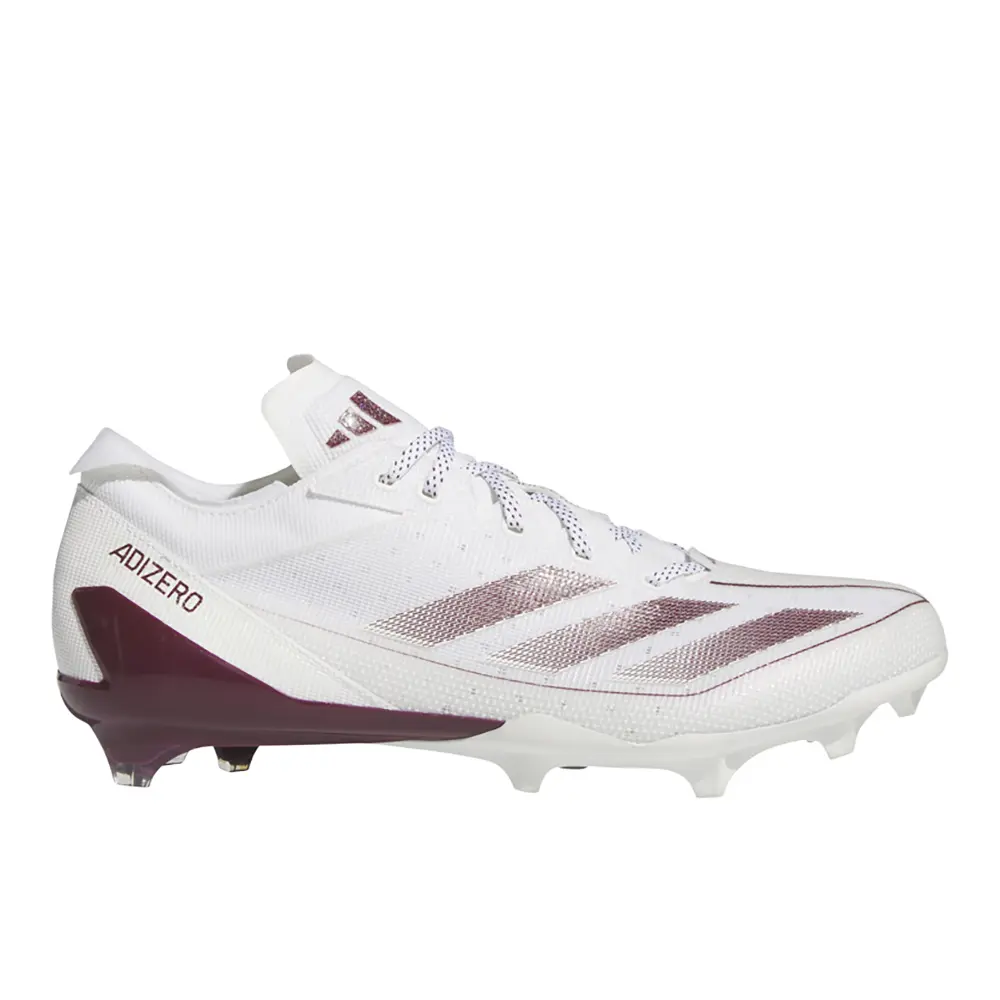 adidas Mens Adizero Electric American Football Sneakers Shoes - Red, White