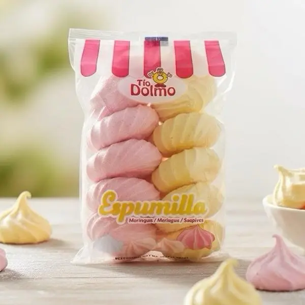 2 Pack Espumillas -merengues/Meringue/ suspiros - TÍO DOLMO 12und (160g)