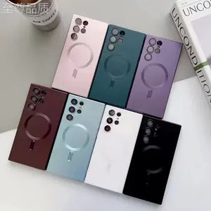 With Lens Protector Magsafe Phone Case Casing Suitable for Samsung Galaxy S26/S25/ S24/S23/S26/S22 /S21/S20Plus/Ultra /FE/Edge