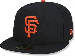 New Era 59Fifty San Francisco Giants Basic Baseball Cap - Black/Orange - 7 70331940-700