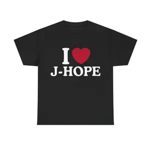 I Love J-Hope Shirt, Kpop Fan Shirt, Kpop Fan Gift 90S Style, Music Tour Gift Unisex, Gift For Women And Man Unisex