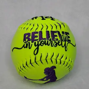 Believe in Yourself Personalized Softball