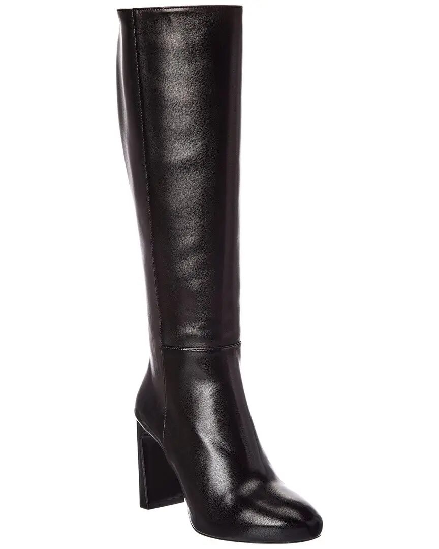 Stuart Weitzman Babette Platform Zip Leather Boot