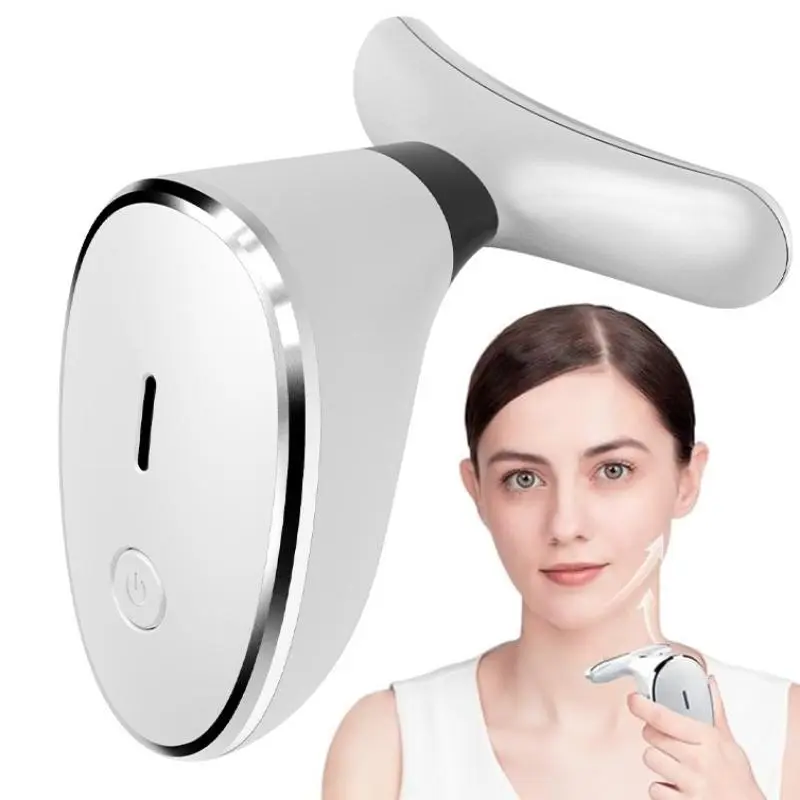 vibration face massage machine Red Light Massager for Face and Neck, 7 Color Mode Facial Device, Skin Care Face  Massage,