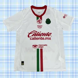 25 26 LIGA MX Chivas de Guadalajara Away Soccer Jersey Mexico League Fans Version Short Sleeve Jersey Quick Dry Football Jersey