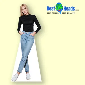 Best BIG Heads Woman Power Life Size Cardboard Standup | Face On A Stick | make your custom cardboard cutouts