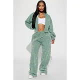 Norah Washed Lounge Pant - Sage