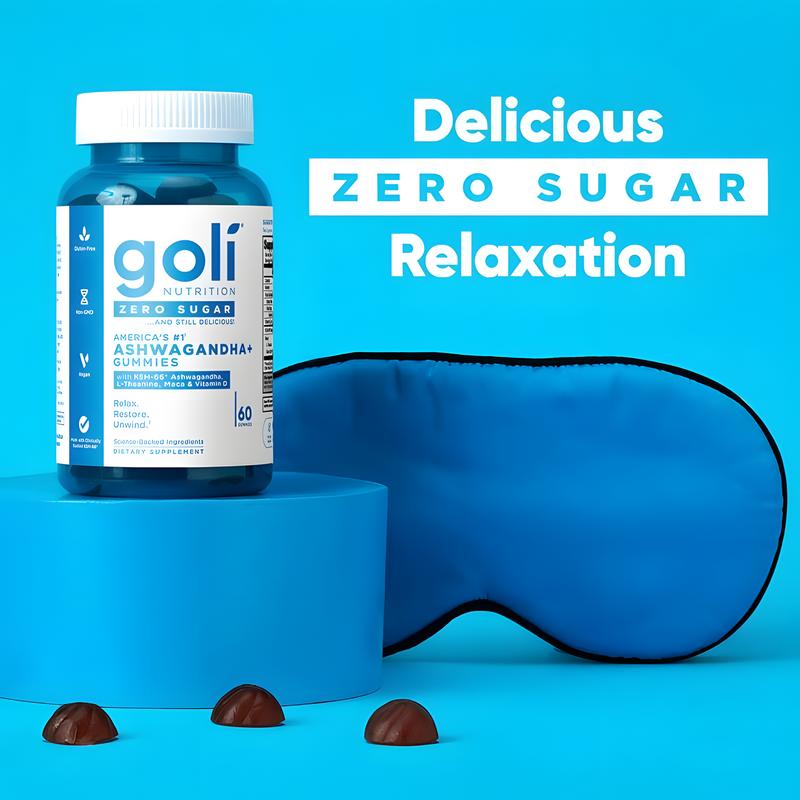 Goli Nutrition Zero Sugar Best Seller Trio - 3-in-1 Pre Post Probiotic Apple Cider Vinegar with Vitamin B12 & Ashwagandha Gummies - Gluten-Free Vegan Non-GMO Gelatin-Free - 60 Count - Healthcare Supplement