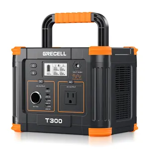 300W Portable Power Station, 231Wh Solar Generator Backup Battery for Outdoor Camping, RV Trips, and Home Emergency - Single Unit or Combo (Combo Items Shipped Separately)