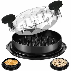 Chicken meat grinder, beef filling grinder, shredded meat slicer, a cooked meat grinder with a transparent lid, ergonomic design, automatic anti-slip, easy to clean, chicken grinder tool twist, chicken, pork and beef grinder