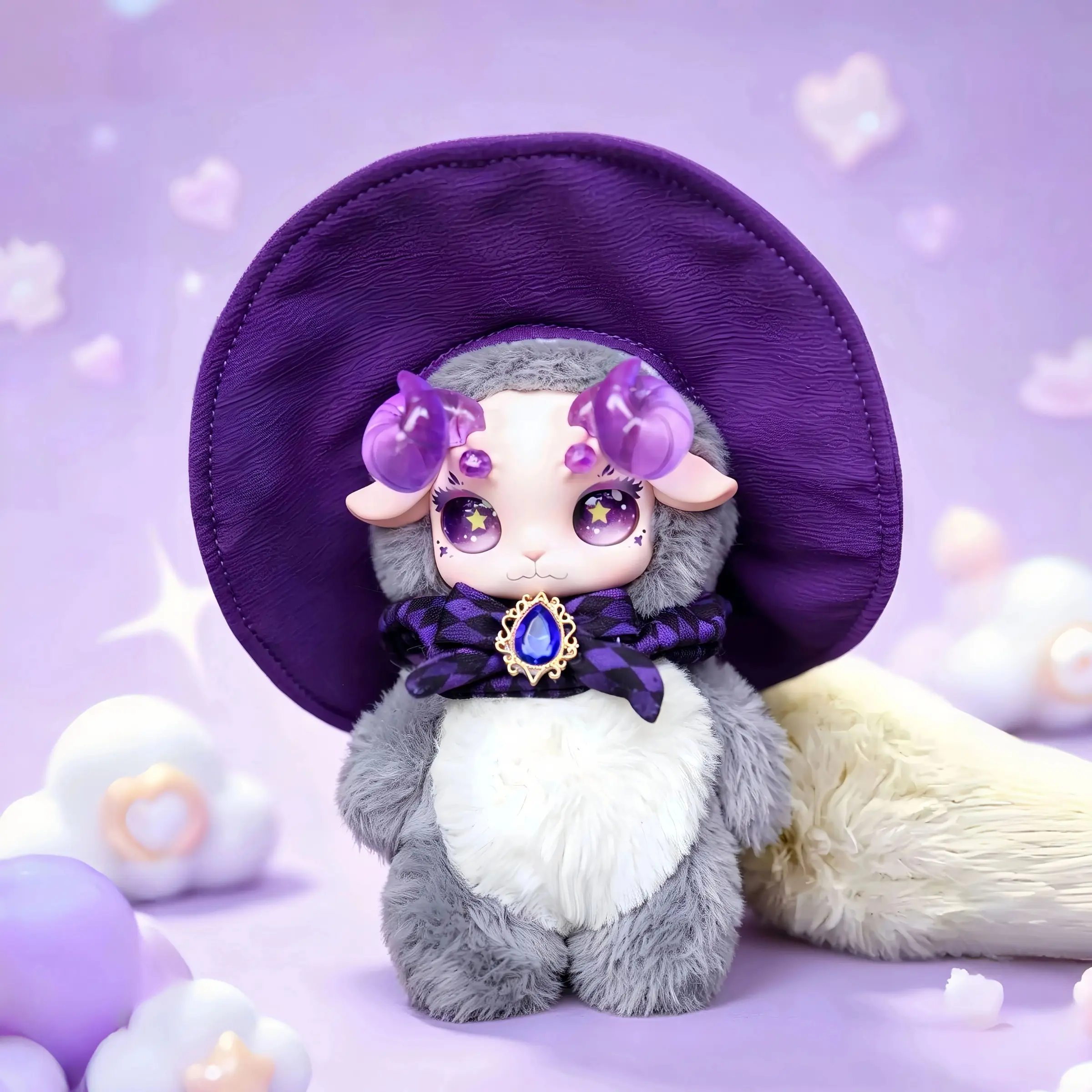 Plush Blind Box, Plush Figure Toys 1PC (1 of 7 Possible Styles) Victorian Sheep Series Birthday Gifts, Cute Figures, Collectible Toys, Kawaii Dolls, Soft Anime Plushies for Girls, Stuffed Figure Doll, Surprise Figure Dolls