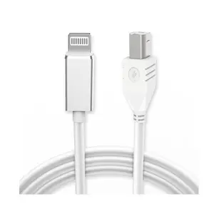 Lightning to MIDI Cable for iPhone iPad (3.3FT) – iOS to MIDI Type-B Adapter for MIDI Keyboard, Digital Piano, Synth, Audio Interface, GarageBand & Music Recording