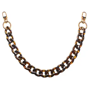 CHERUBEL Chunky Gold-Tone Aluminum Bag Chain Versatile Handle & Decor Goldtone, Perfect for Handbags