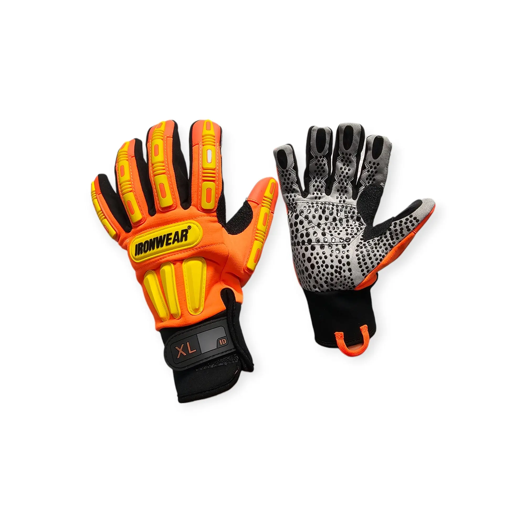 Ironwear 4897 Mechanics Impact & Kevlar reinforced thumb crotch Gloves 1 Pair