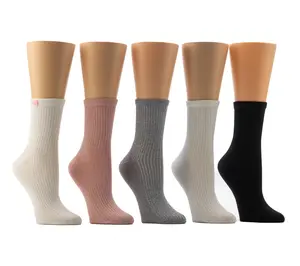 Ann Taylor Essentials So Soft Demi Crew Sock -5 Pack
