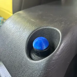 Center console button insert for Jeep TJ - Blue