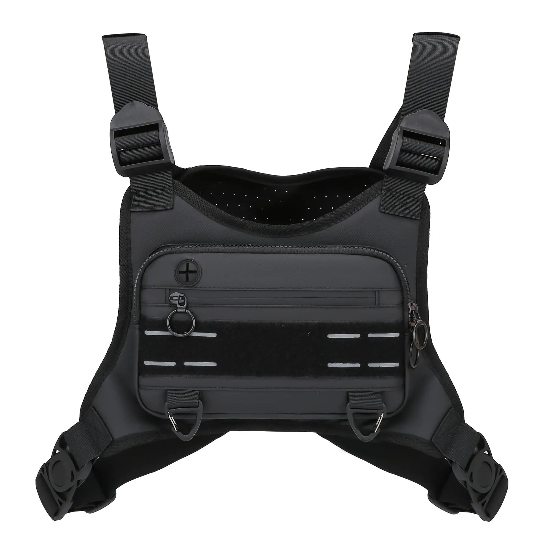 Outdoor Sports Chest Pack, Tactical Training Trail Running Vest, Lightweight Running Bag, Heart Chest Pack, Extra Storage Space
