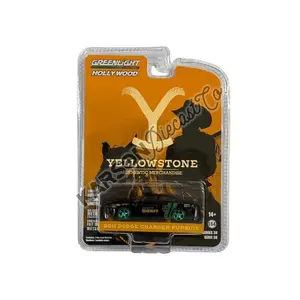 CHASE 2011 Dodge Charger Pursuit - Yellowstone County Sheriff Deputy #18 (Hollywood Series 38) Diecast 1:64 Scale Model - Greenlight 44980D